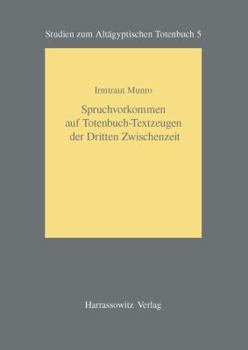 Paperback Spruchvorkommen Auf Totenbuch-Textzeugen Der Dritten Zwischenzeit [German] Book