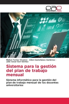 Cover for "Sistema para la gestión del plan de trabajo mensual [Spanish]"