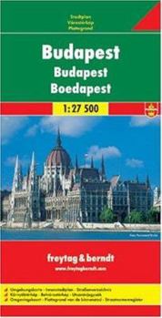 Map Budapest, Hungary (English, Spanish, French, Italian and German Edition) Book