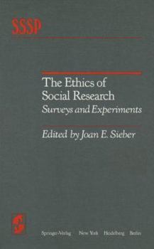 Paperback The Ethics of Social Research: Surveys and Experiments Book