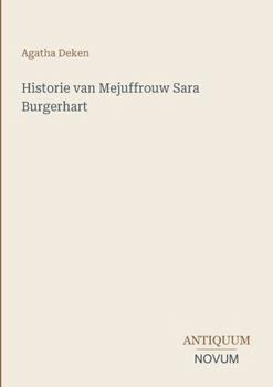 Paperback Historie van Mejuffrouw Sara Burgerhart (Dutch Edition) [Dutch] Book