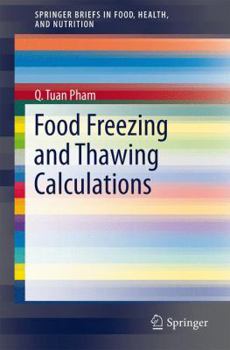 Paperback Food Freezing and Thawing Calculations Book