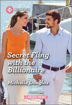 Mass Market Paperback Secret Fling with the Billionaire [Large Print] Book