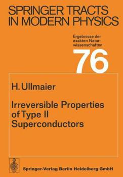 Paperback Irreversible Properties of Type II Superconductors Book