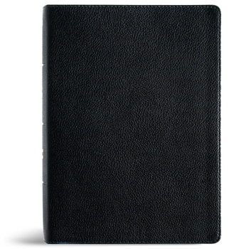 Leather Bound NASB Study Bible, Black Genuine Leather, Indexed Book