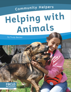 Paperback Helping with Animals Book