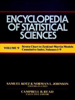 Hardcover Encyclopedia of Statistical Sciences, Strata Chart to Zyskind-Martin Models Cumulative Index, Vols. 1-9 Book