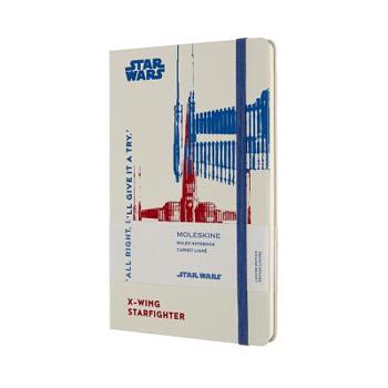 Hardcover Moleskine Limited Edition Star Wars Notebook, Large, Ruled, X-Wing (5 X 8.25) Book