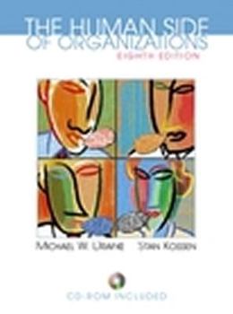 Paperback The Human Side of Organizations Book