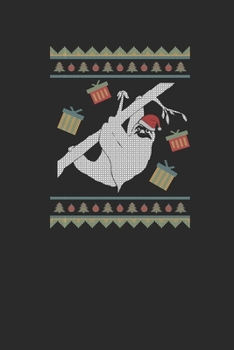 Ugly Christmas Sloth: Blank Lined Notebook (6" x 9" - 120 pages) ~ Christmas Themed Notebook for Daily Journal, Diary, and Gift