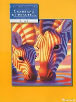 Paperback Trofeos Cuaderno de Practica, Asi Cambiamos, Grado 3 [Spanish] Book