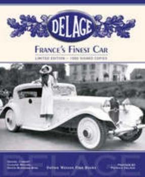 Hardcover Delage. France's Finest Car. Book