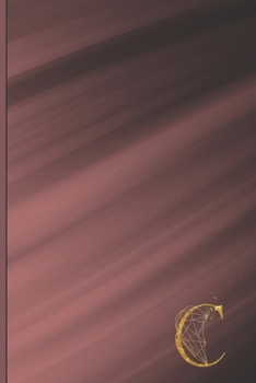 Paperback C: Professional Personalized Initial C, Office or Home Journal with Wine Sweep Colored Printed Cover Book