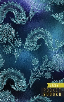 Pocket Sudoku Easy: 158 Easy Sudoku Puzzles | Pocket Sudoku Puzzle Books | Large Print Sudoku Puzzle Books For Adults | Sudoku For Seniors | Travel Size | Mermaid Glitter