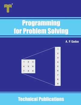 Paperback Programming for Problem Solving: Learn 'C' Programming by Examples Book
