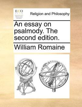 Paperback An Essay on Psalmody. the Second Edition. Book