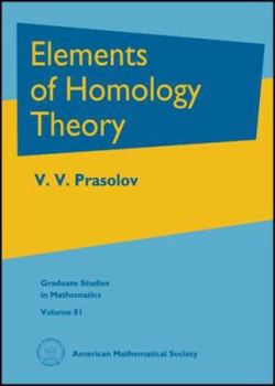Hardcover Elements of Homology Theory Book