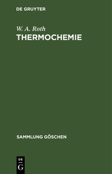 Hardcover Thermochemie [German] Book