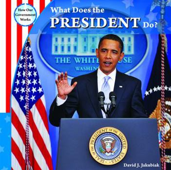 Library Binding What Does the President Do? Book