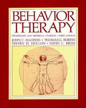 Hardcover Behavior Therapy: Techniques and Empirical Findings Book