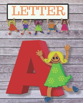 Paperback Letter A For kids: Learning & Writing Book