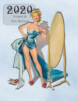 2020 Planner & Task Manager: Ideal Gift For Women Entrepreneurs & Homemakers ~ Feminine Retro Style Diary With Monthly Notes, Contacts, Password Logs & Habit Tracker
