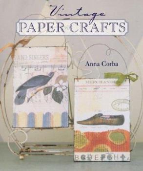 Hardcover Vintage Paper Crafts Book