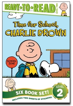 Peanuts Ready-to-Read Value Pack: Time for School, Charlie Brown; Make a Trade, Charlie Brown!; Lucy Knows Best; Linus Gets Glasses; Snoopy and Woodstock; Snoopy, First Beagle on the Moon!