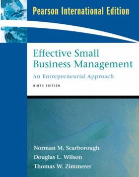 Paperback Effective Small Business Management Book