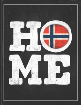 Home: Norway Flag Planner for Norwegian Coworker Friend from Oslo  Undated Planner Daily Weekly Monthly Calendar Organizer Journal