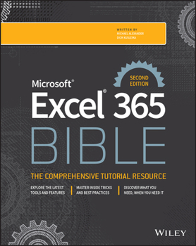 Paperback Microsoft Excel 365 Bible Book