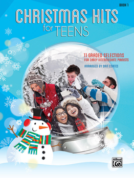 Paperback Christmas Hits for Teens, Bk 1: 11 Graded Selections for Early Intermediate Pianists Book