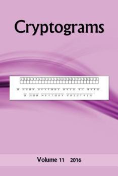 Paperback Cryptograms: Volume 11 2016 Book