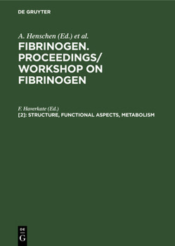 Hardcover Structure, functional aspects, metabolism [German] Book