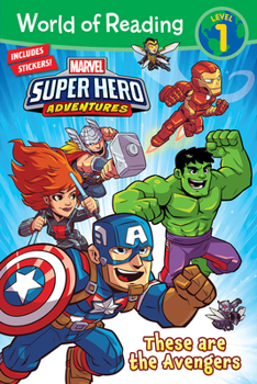 Paperback World of Reading: Marvel Super Hero Adventures: These Are the Avengers-Level 1 Book