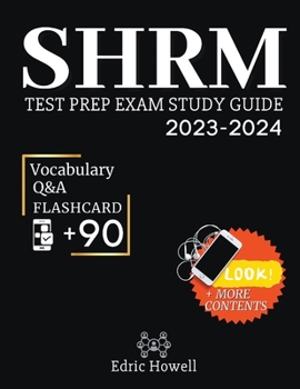 Paperback SHRM Study Guide Test Prep Exam - 2023/2024 - - Book