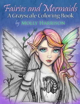 Paperback Fairies and Mermaids: A Grayscale Coloring Book