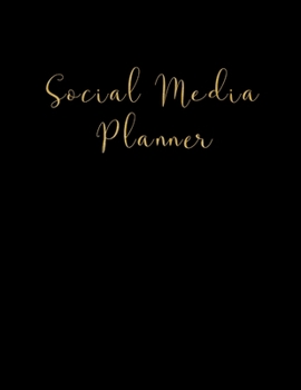 Paperback Social Media Planner: 4-Weekly Social Media Content Management Workbook for Entrepreneurs, Digital Marketing And Advertising Tracker Book