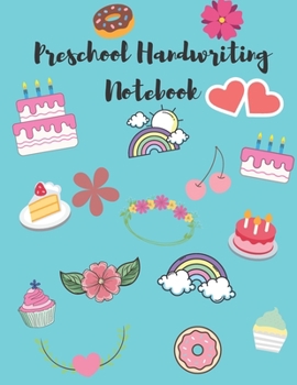 Preschool Handwriting Notebook: Colorful Primary School Practice Paper