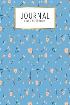 Journal Lined Notebook: Matryoshka Russian Dolls Stacking Floral | Blank Lined Journal | Gratitude Journal | 6" x 9" 100 Pg |Motivational Quotes | Self-Care | Diary | Gift