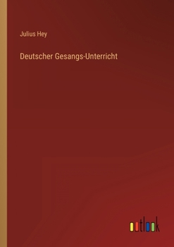 Paperback Deutscher Gesangs-Unterricht [German] Book