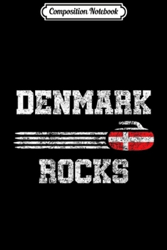 Composition Notebook: Vintage Denmark Rocks Curling Danish Curlers Gift  Journal/Notebook Blank Lined Ruled 6x9 100 Pages
