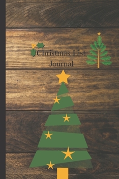 Christmas List Journal: Christmas Notebook with Checklist Boxes and Lines, Shopping list/ Preparation list Journal