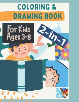 Paperback coloring & drawing book
