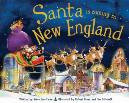 Hardcover Santa Is Coming to New England Book
