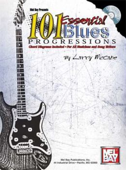 Paperback 101 Essential Blues Progressions [With CD] Book