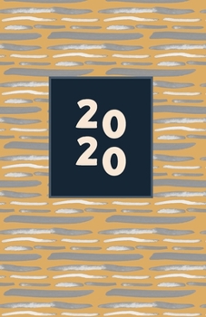 Paperback 2020: Pretty Simple Planner - 5.5 x 8.5 Dated Agenda - Weekly / Daily / Monthly Calendar View - Organizer Book - Soft-Cover Book