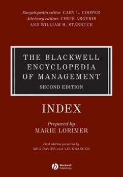 Hardcover The Blackwell Encyclopedia of Management, Strategic Management Book