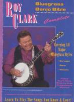 Paperback Roy Clark's Bluegrass Banjo Bible Book