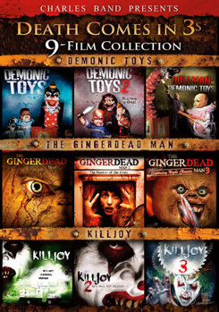 DVD Death Comes in 3's: 9-Film Collection Book